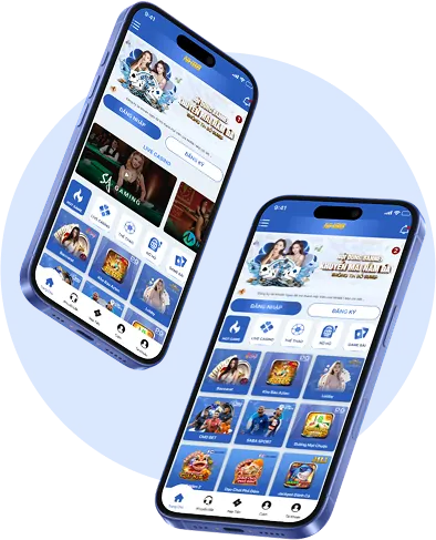 Người dùng thao tác trên ứng dụng di động V8BET